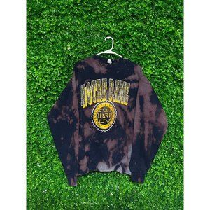 Vintage Acid Wash Notre Dame Pullover Crewneck - Adult Mens XL